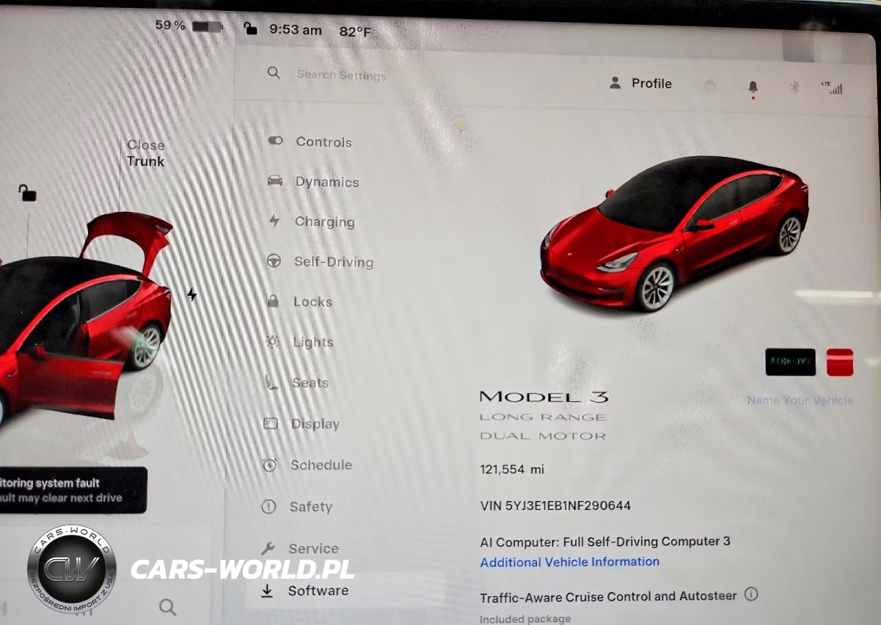 2022 Tesla Model 3 VIN:5YJ3E1EB1NF290644 - 9