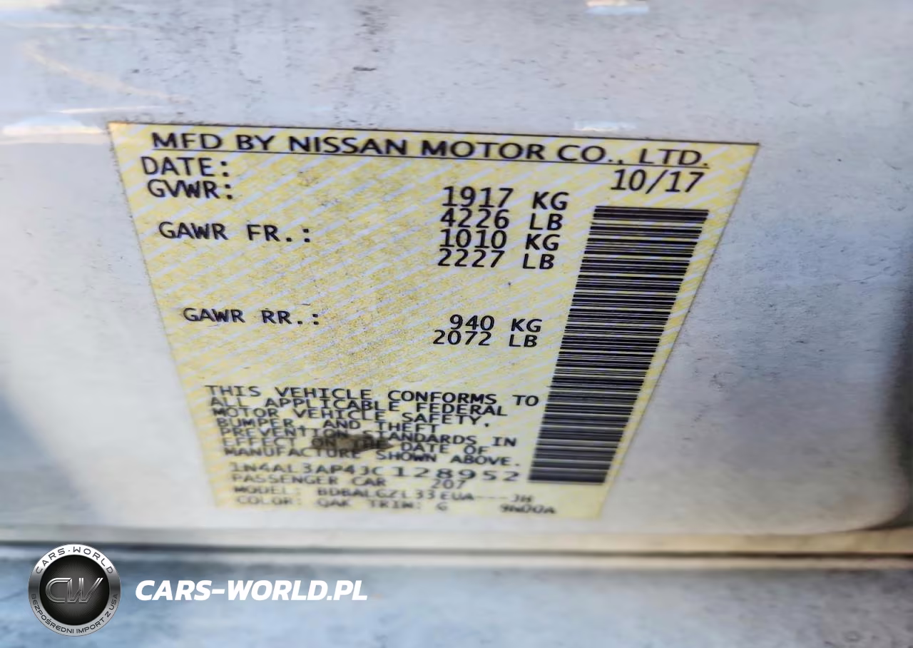 2018 Nissan Altima 2.5 S VIN:1N4AL3AP4JC128952 - 12