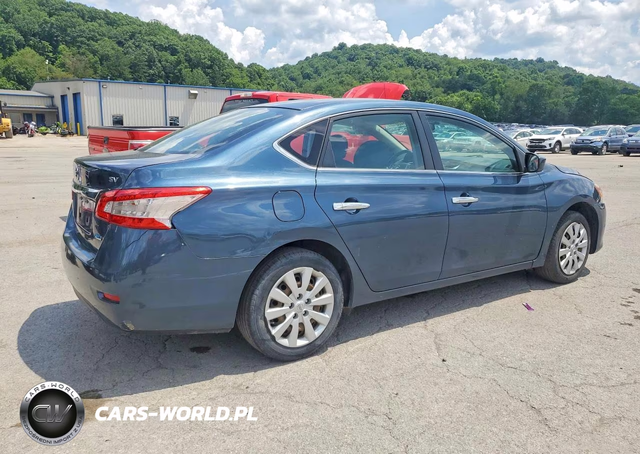 2013 Nissan Sentra S VIN:1N4AB7AP8DN909623 - 3