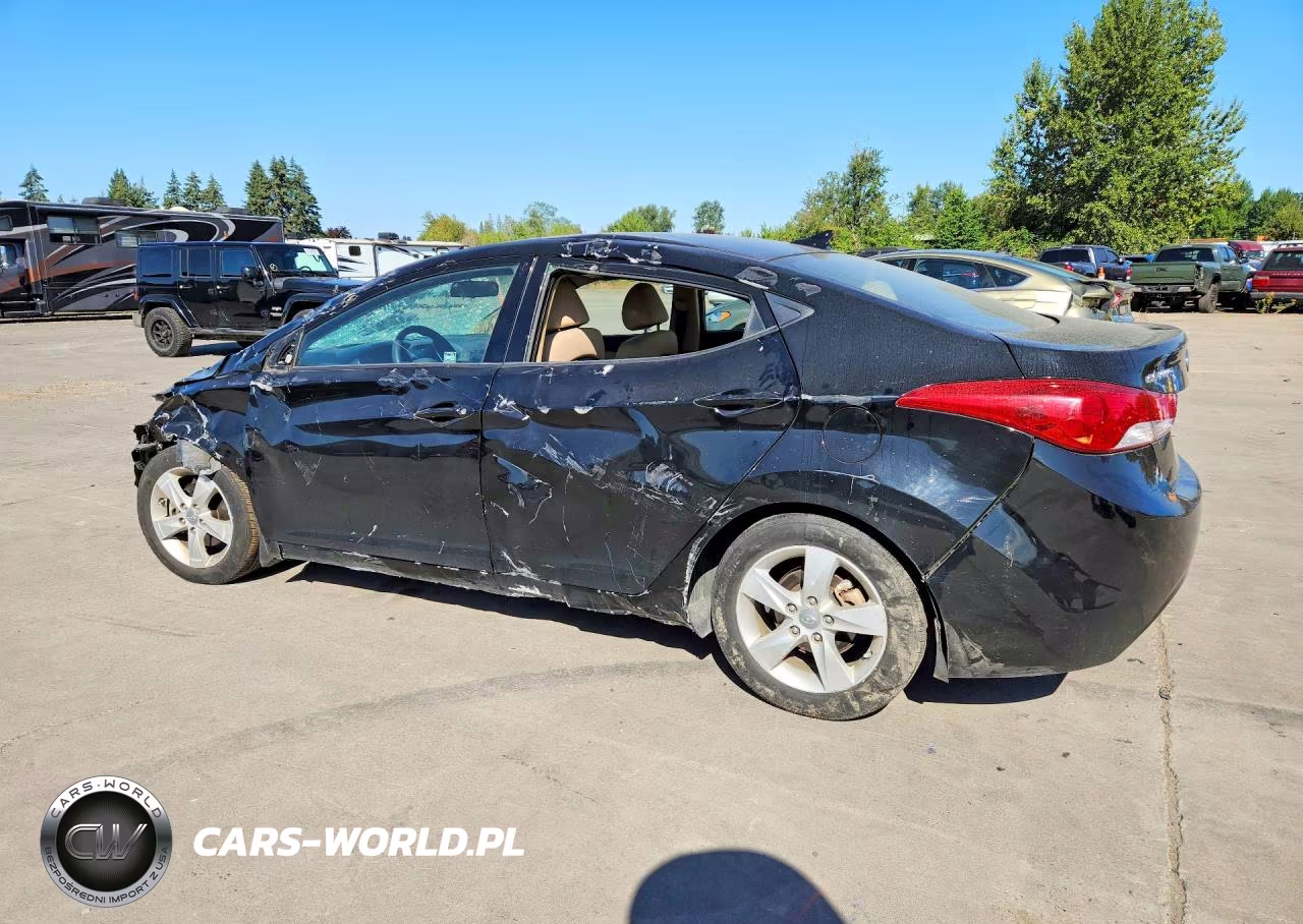 2013 Hyundai Elantra Gls VIN:KMHDH4AE4DU895076 - 2
