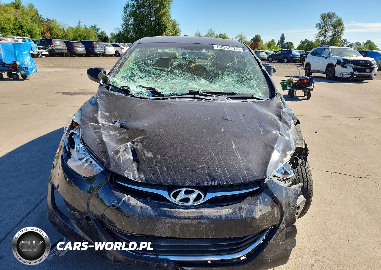 2013 Hyundai Elantra Gls VIN:KMHDH4AE4DU895076 - 5