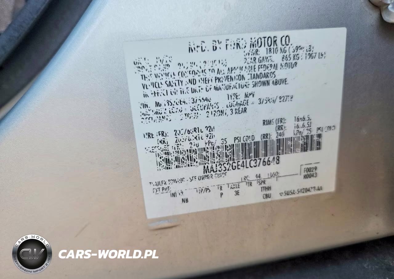 2020 Ford Ecosport Se VIN:MAJ3S2GE4LC376648 - 13