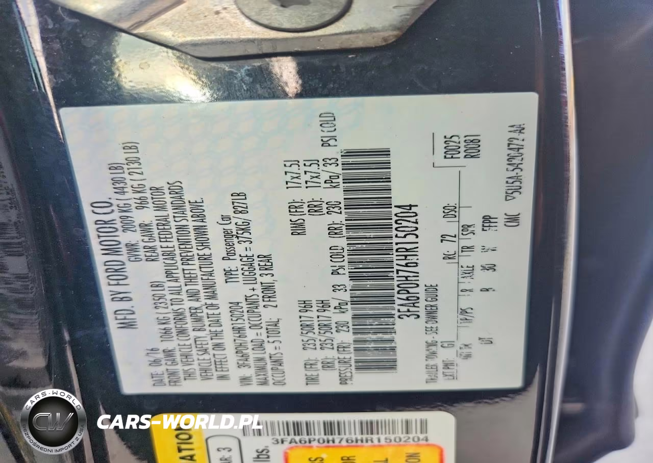 2017 Ford Fusion Se VIN:3FA6P0H76HR150204 - 12