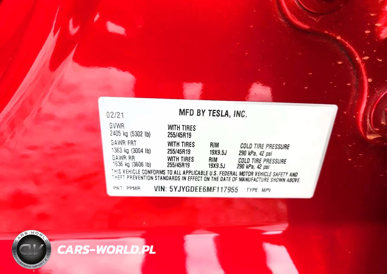2021 Tesla Model Y VIN:5YJYGDEE6MF117955 - 12