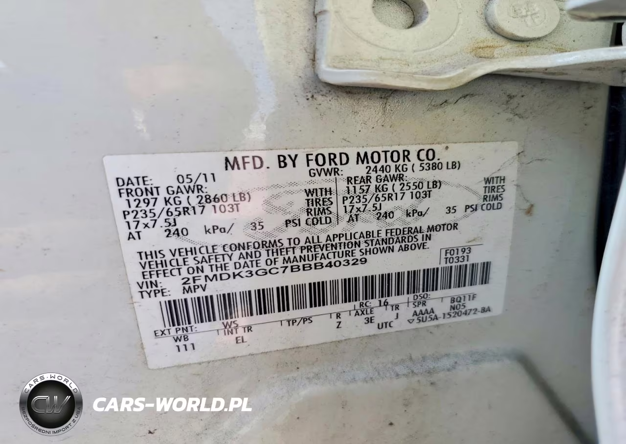 2011 Ford Edge Se VIN:2FMDK3GC7BBB40329 - 12