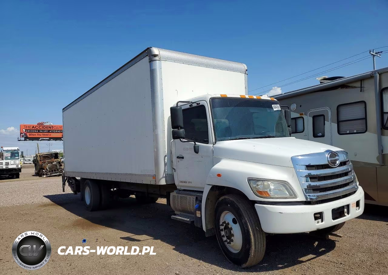 2019 Hino 268 Box Truck VIN:5PVNJ8JV9K4S73641 - 4