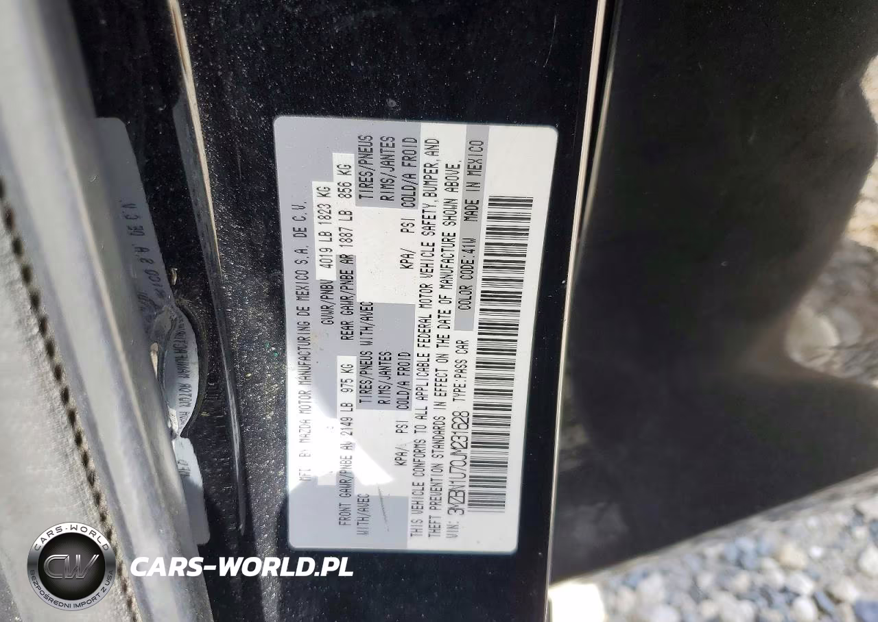 2018 Mazda 3 Sport VIN:3MZBN1U70JM231628 - 13
