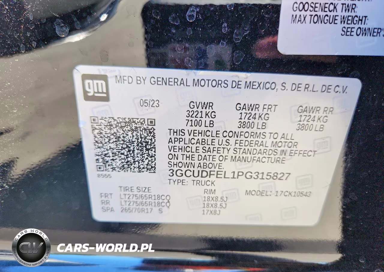 2023 Chevrolet Silverado K1500 Lt Trail Boss VIN:3GCUDFEL1PG315827 - 13