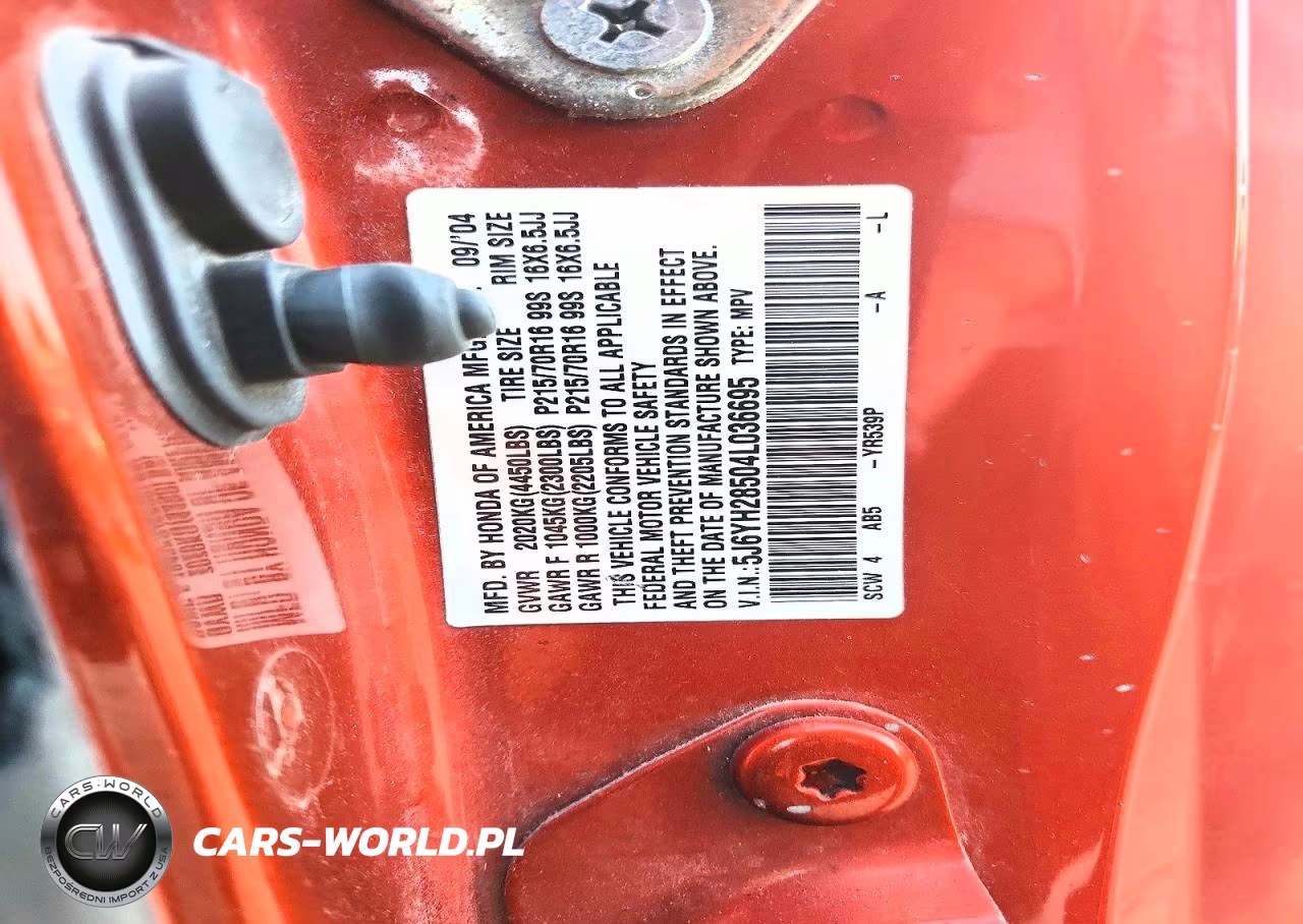 2004 Honda Element Ex VIN:5J6YH28504L036695 - 13