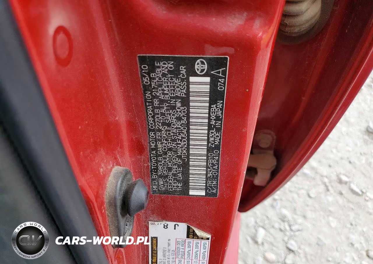 2010 Toyota Prius Iii VIN:JTDKN3DU5A0184703 - 12