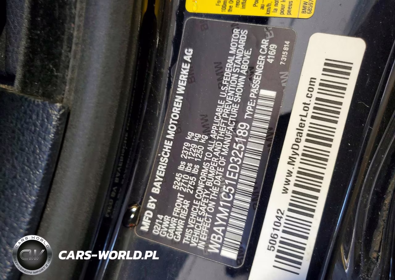 2014 BMW 650 Xi VIN:WBAYM1C51ED325189 - 12