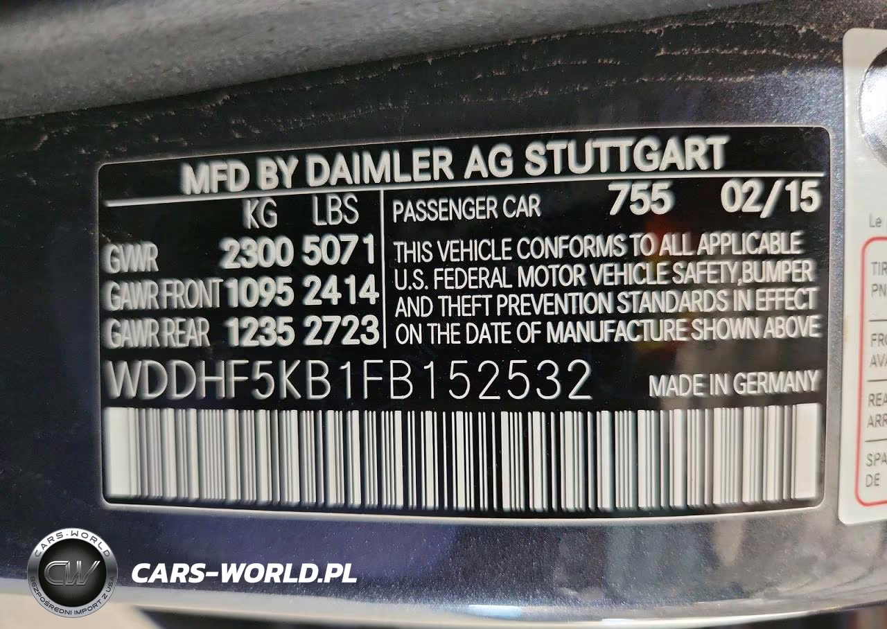 2015 Mercedes-Benz E 350 VIN:WDDHF5KB1FB152532 - 12