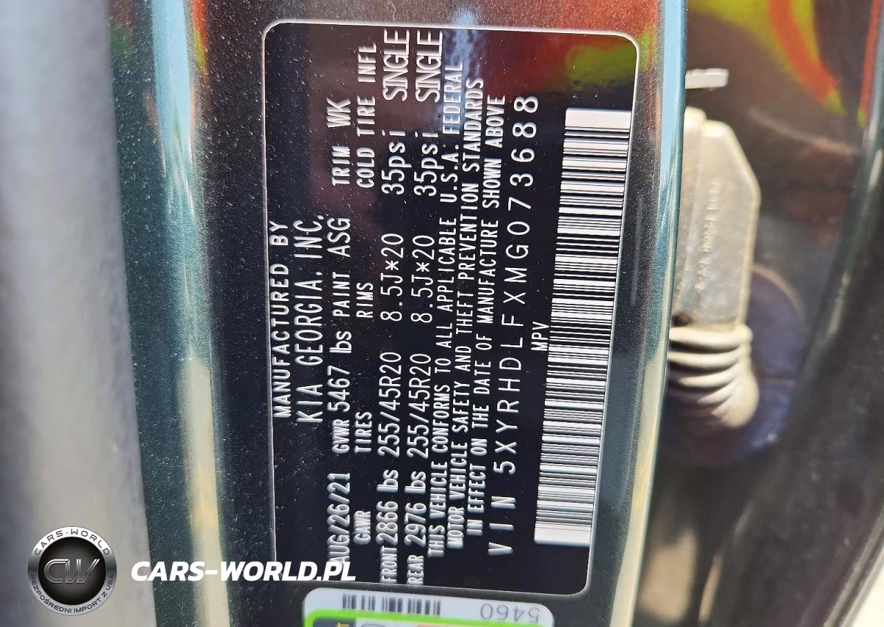 2021 Kia Sorento Ex VIN:5XYRHDLFXMG073688 - 13