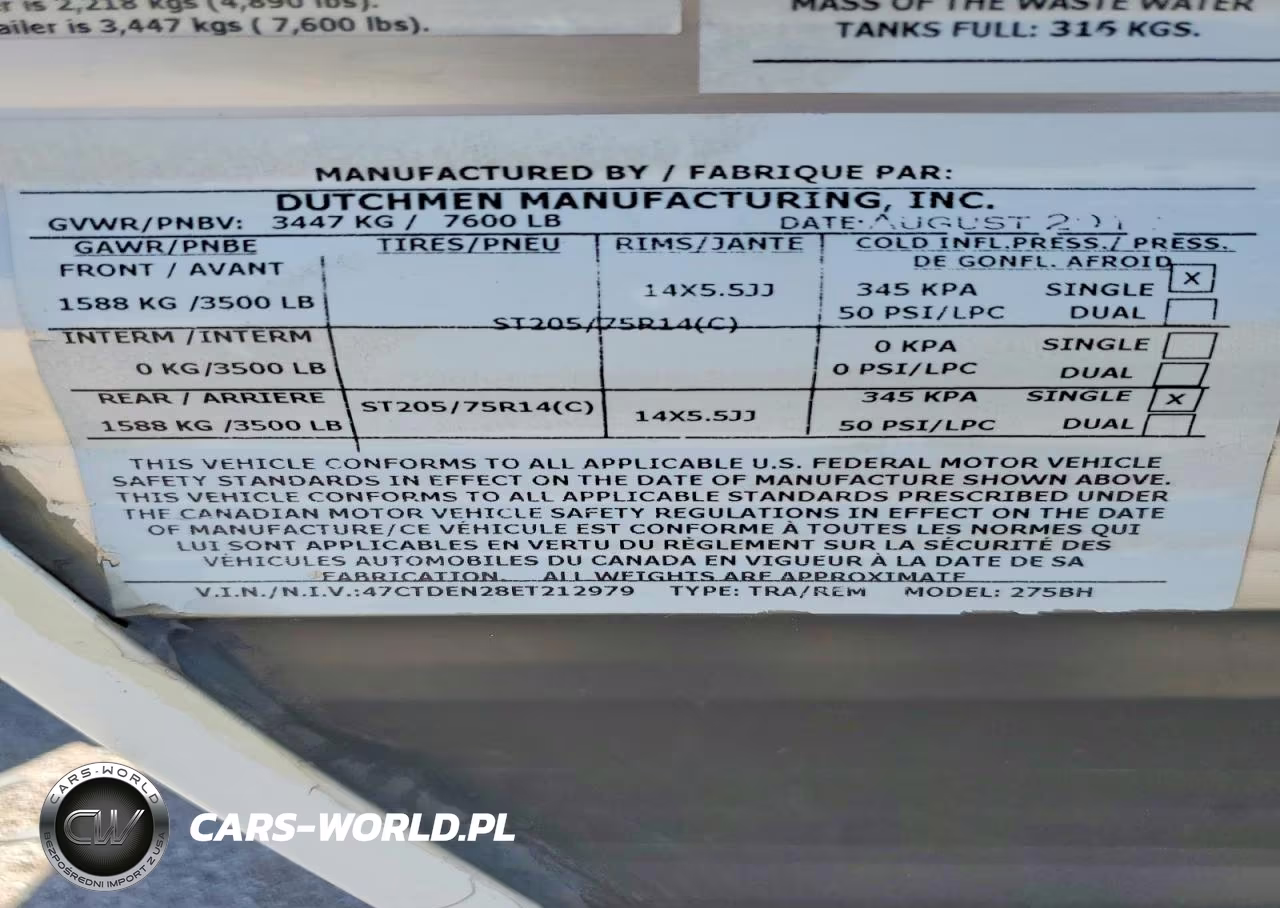 2014 Dutchmen Camper VIN:47CTDEN28ET212979 - 8