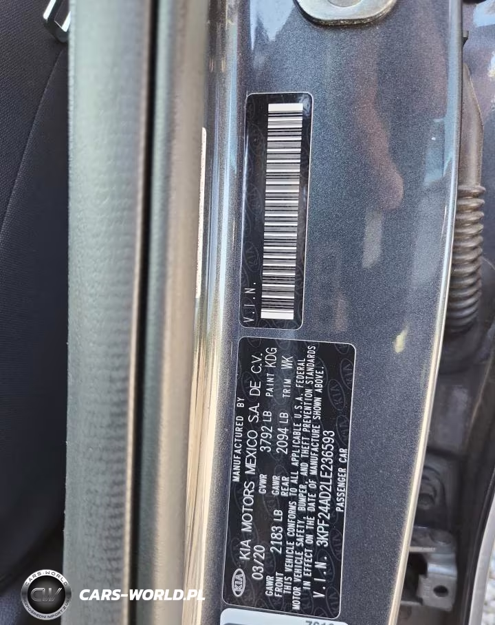 2020 Kia Forte Lxs VIN:3KPF24AD2LE236593 - 12