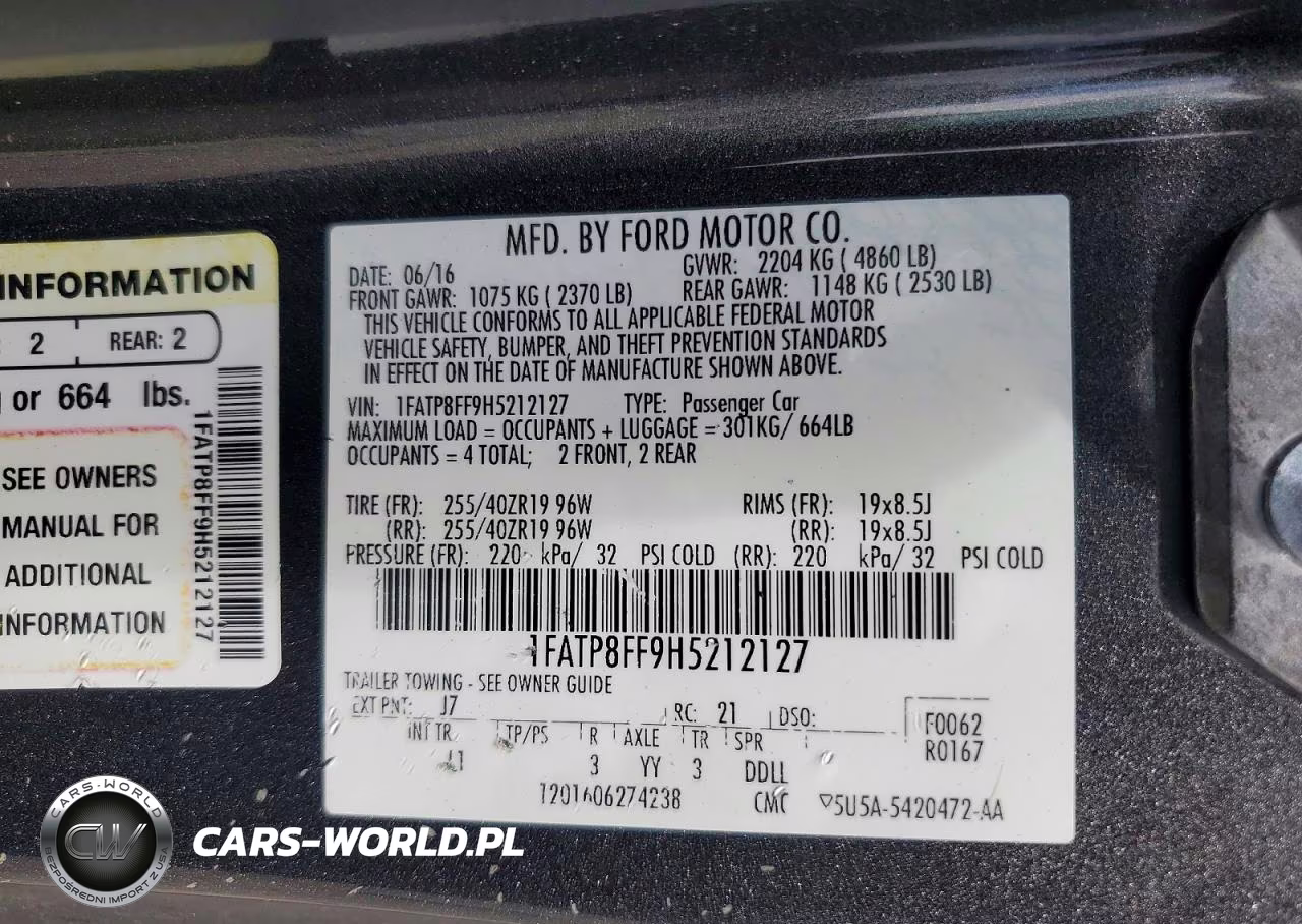2017 Ford Mustang Gt VIN:1FATP8FF9H5212127 - 13