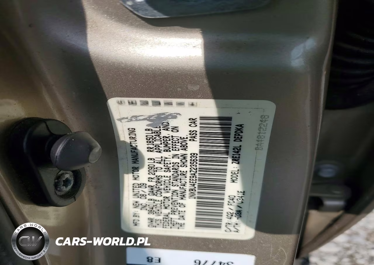 2010 Toyota Corolla Le VIN:1NXBU4EE9AZ235639 - 12