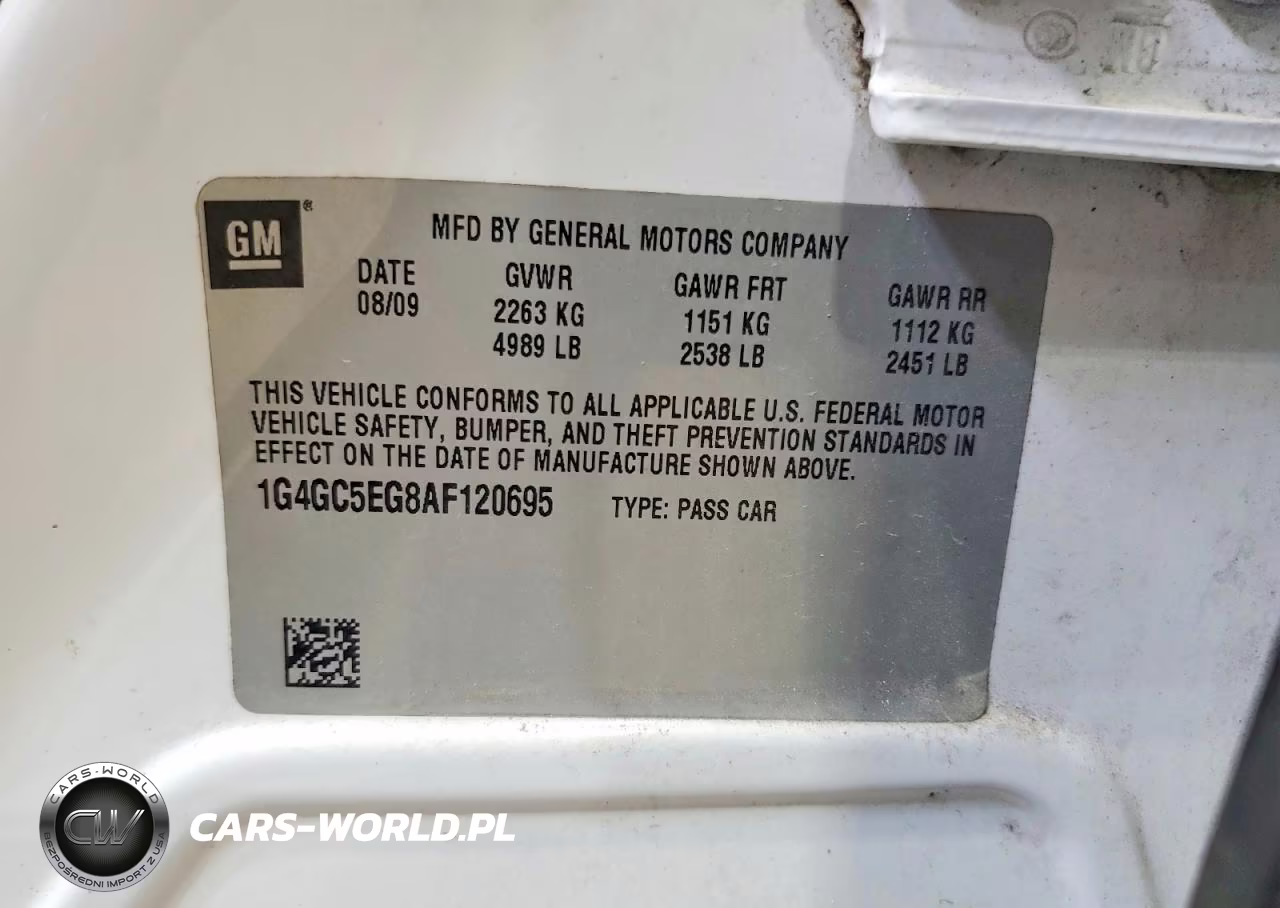 2010 Buick Lacrosse Cxl VIN:1G4GC5EG8AF120695 - 12