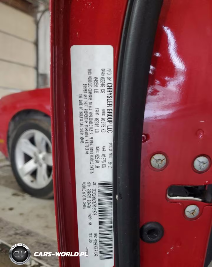 2012 Dodge Challenger Sxt VIN:2C3CDYAG3CH124876 - 12