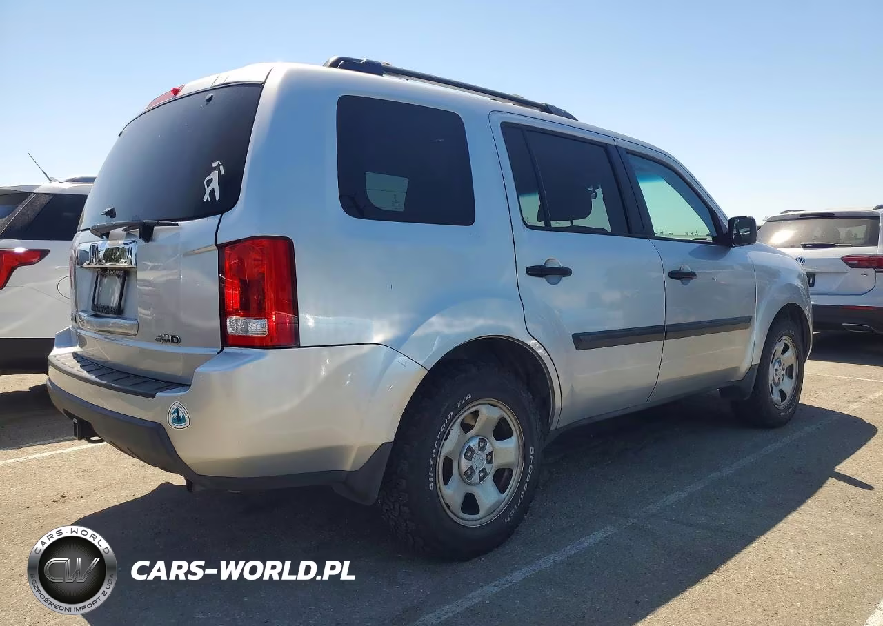 2011 Honda Pilot Lx VIN:5FNYF4H26BB011393 - 3