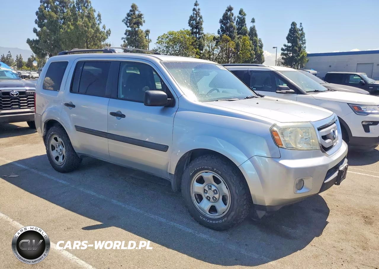 2011 Honda Pilot Lx VIN:5FNYF4H26BB011393 - 4