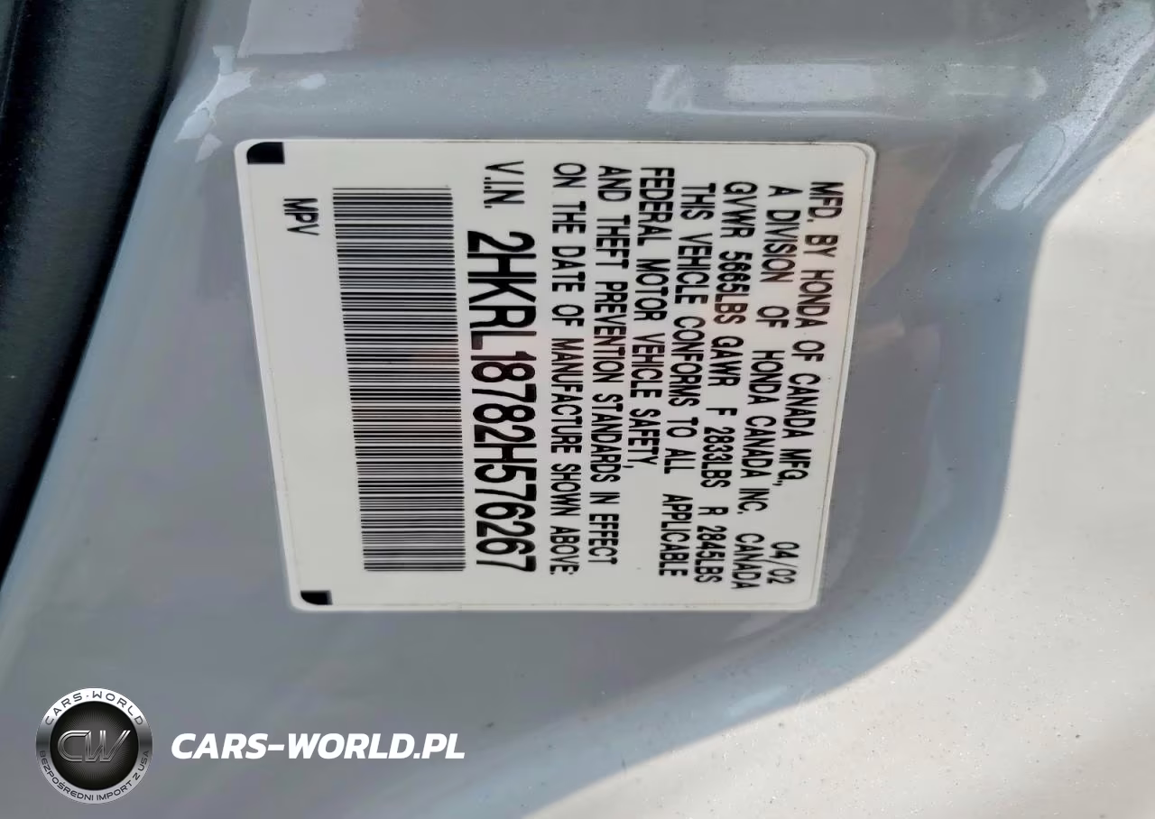 2002 Honda Odyssey Exl VIN:2HKRL18782H576267 - 13