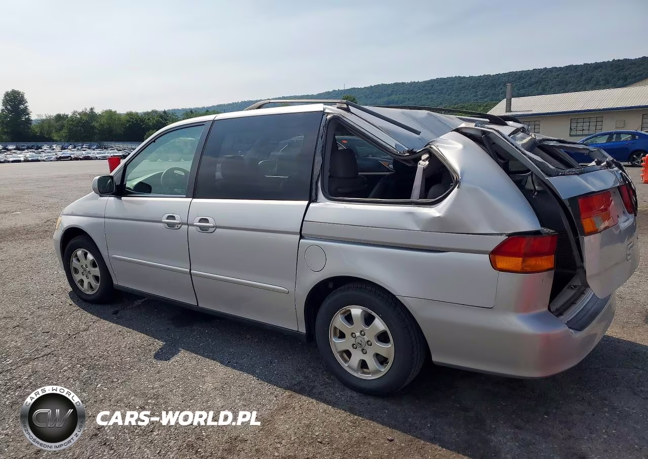 2002 Honda Odyssey Exl VIN:2HKRL18782H576267 - 2