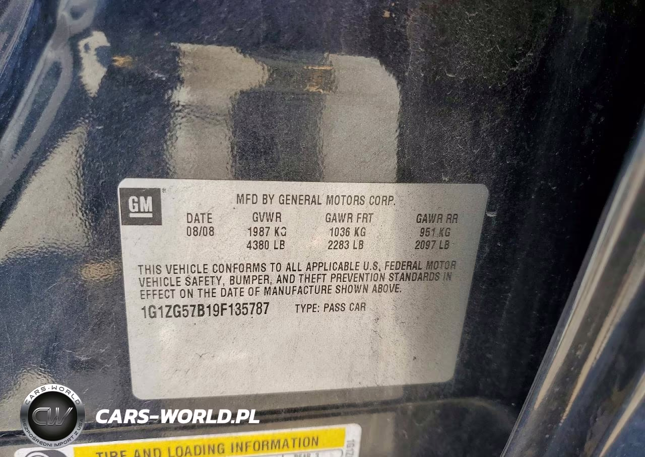 2009 Chevrolet Malibu Ls VIN:1G1ZG57B19F135787 - 12