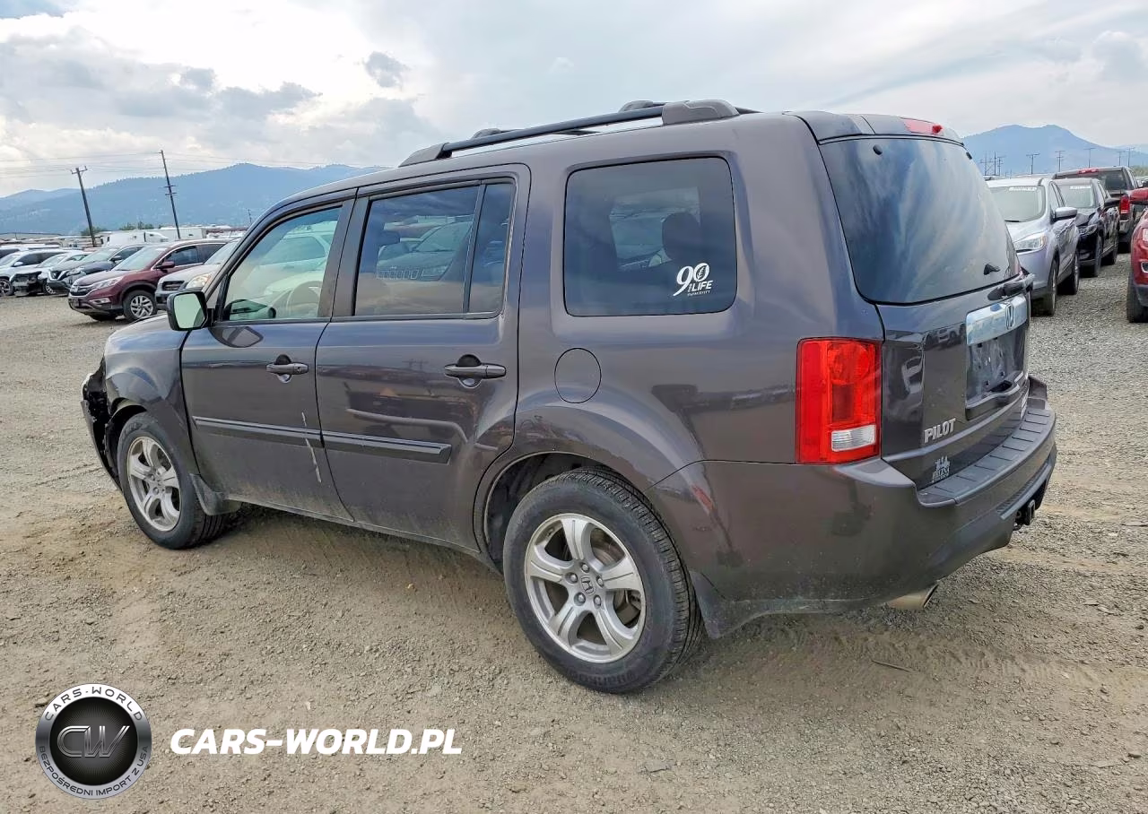 2013 Honda Pilot Exl VIN:5FNYF4H55DB031390 - 2