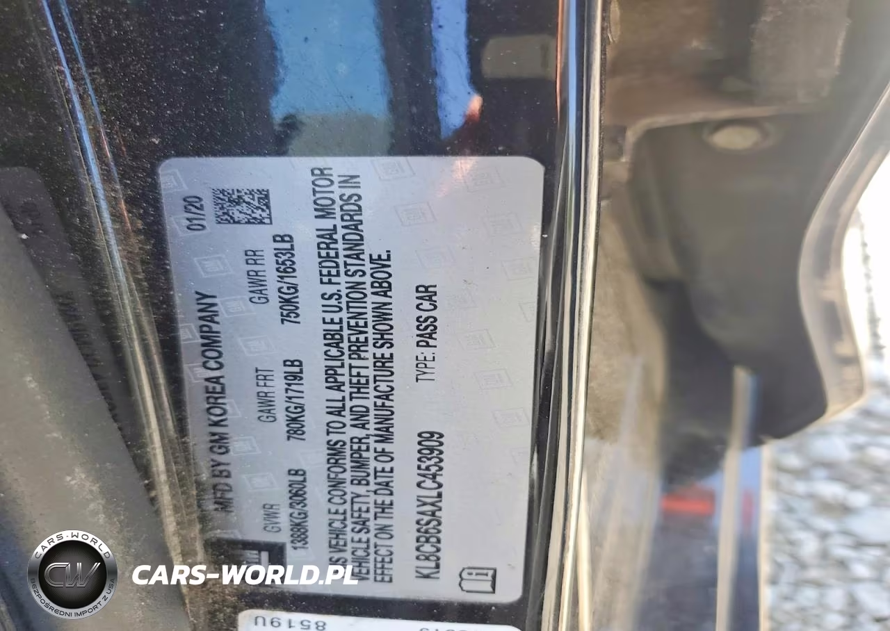 2020 Chevrolet Spark Ls VIN:KL8CB6SAXLC453909 - 12