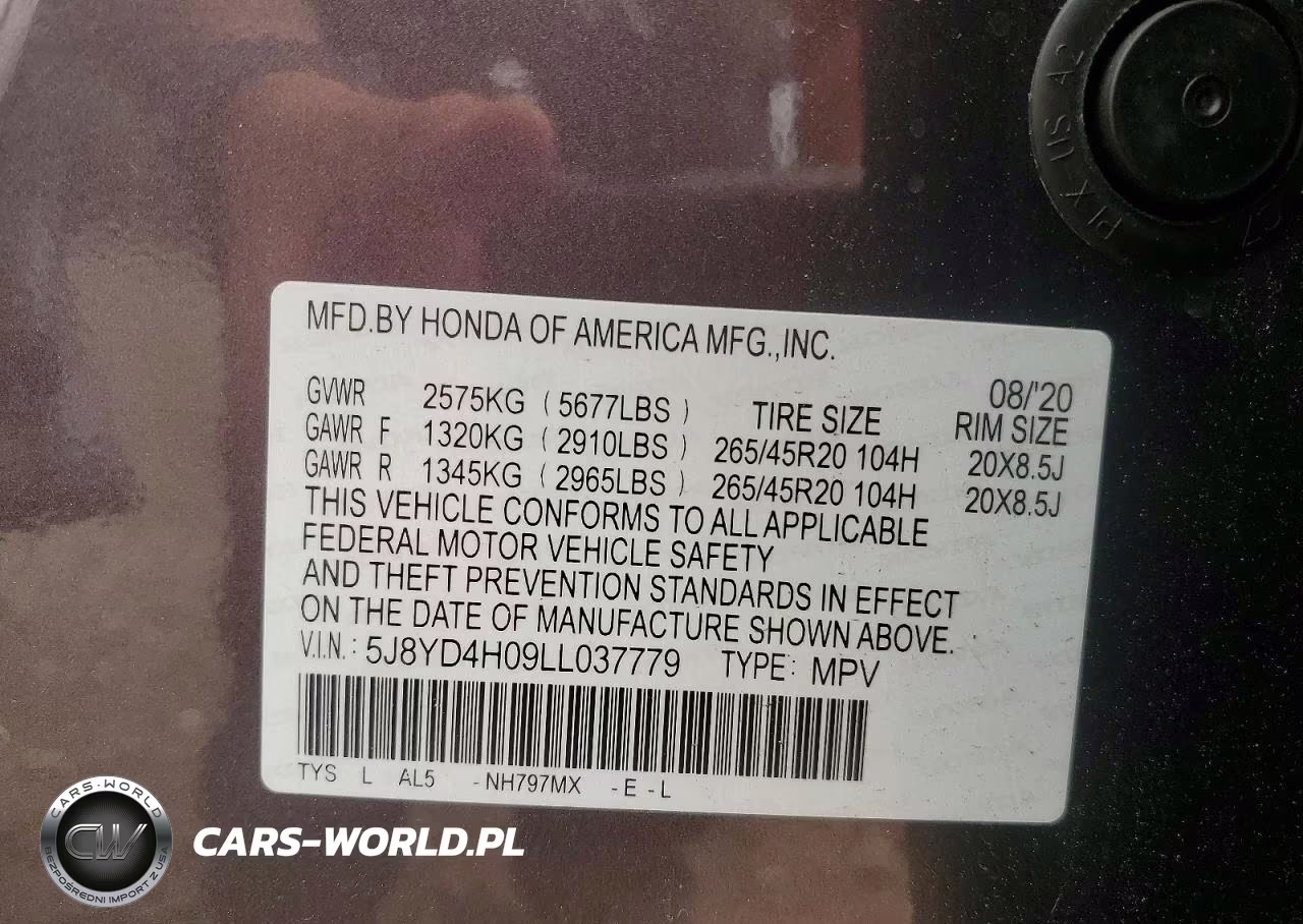 2020 Acura Mdx A-Spec VIN:5J8YD4H09LL037779 - 14
