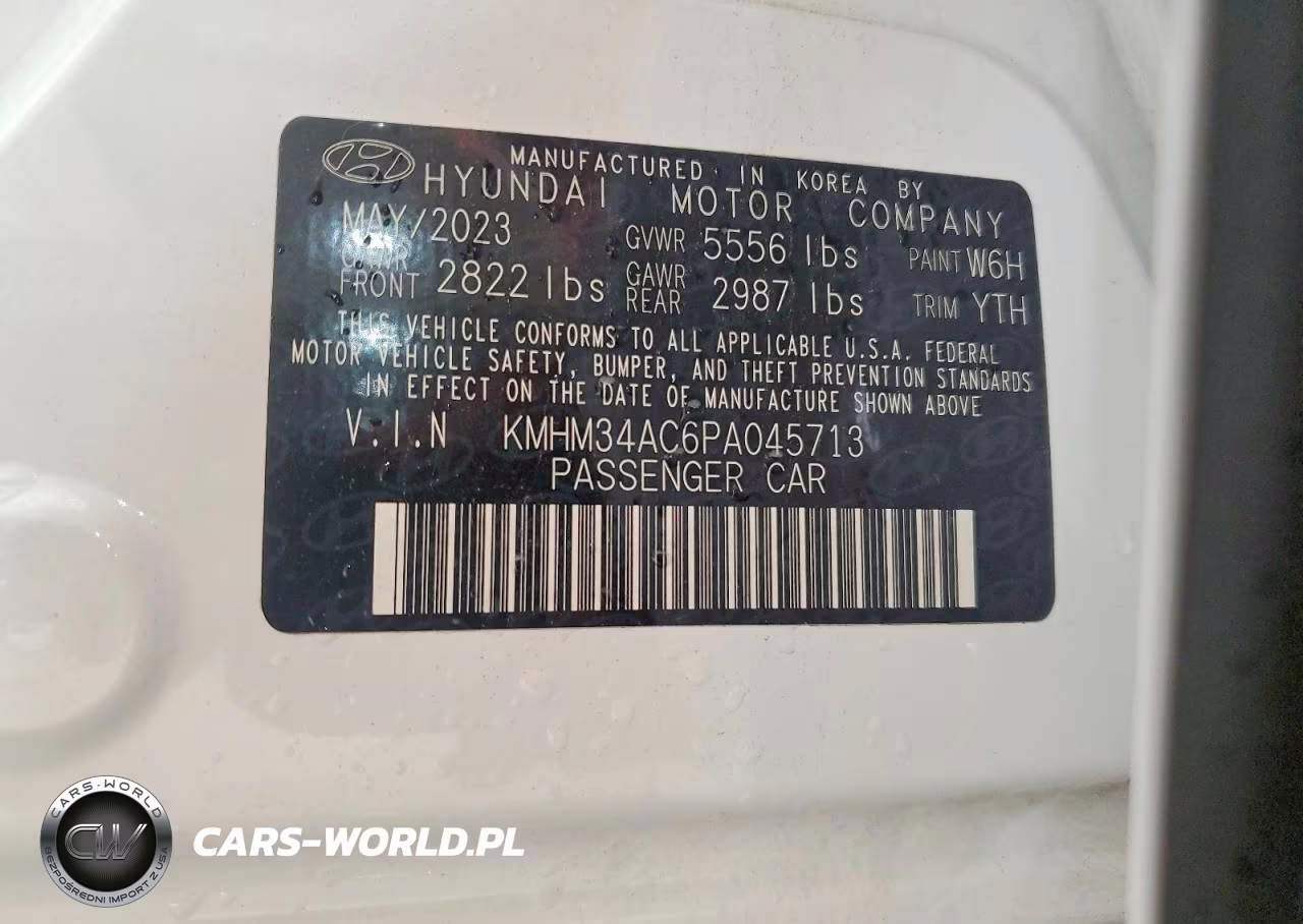 2023 Hyundai Ioniq 6 Sel VIN:KMHM34AC6PA045713 - 12