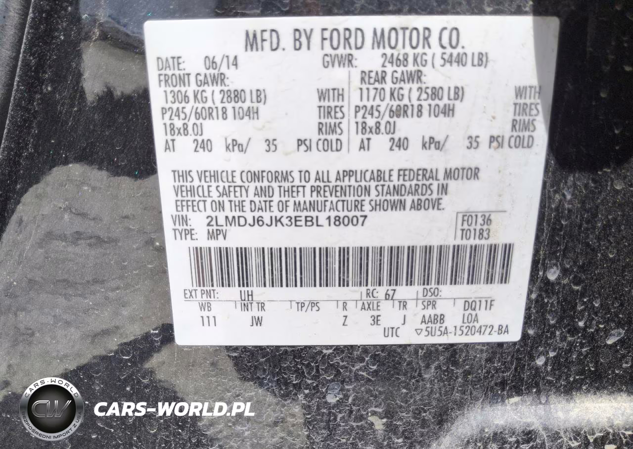2014 Lincoln Mkx VIN:2LMDJ6JK3EBL18007 - 13