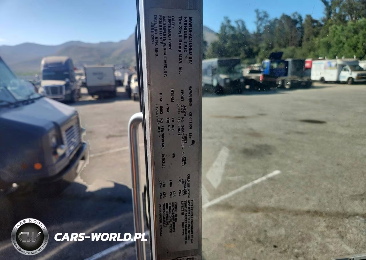 2021 Freightliner Mt45G Chassis Delivery Truck VIN:4UZAC2EA6MCMN0227 - 13