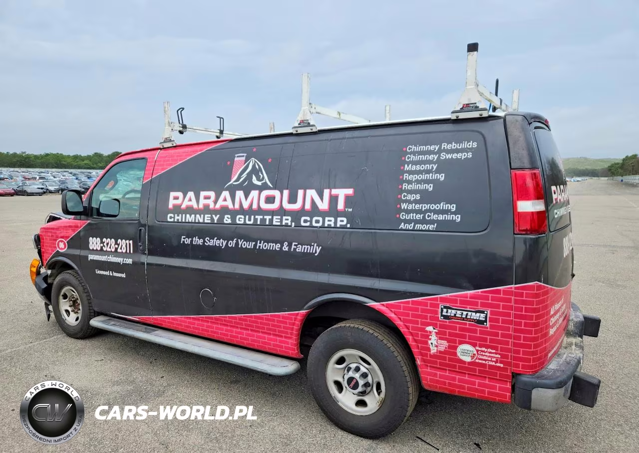 2018 GMC Savana 2500 Delivery Van VIN:1GTW7AFG6J1909856 - 2