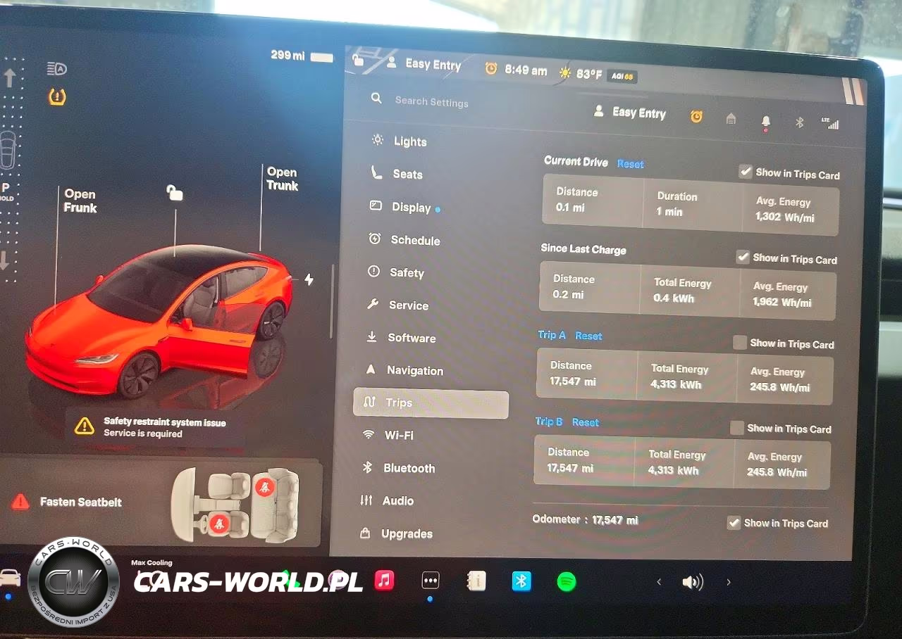 2024 Tesla Model 3 Long Range Dual Motor All-Wheel Drive VIN:5YJ3E1EBXRF836833 - 9