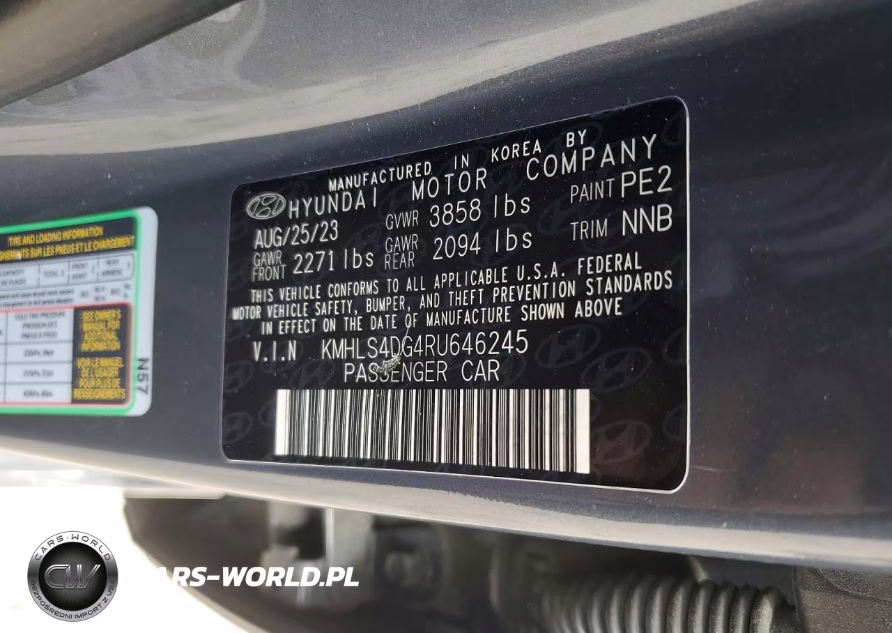 2024 Hyundai Elantra Sel VIN:KMHLS4DG4RU646245 - 12