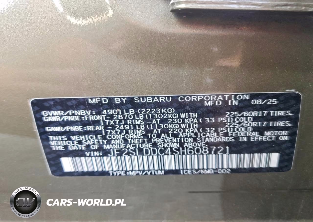 2025 Subaru Forester Premium VIN:JF2SLDDC4SH608721 - 13