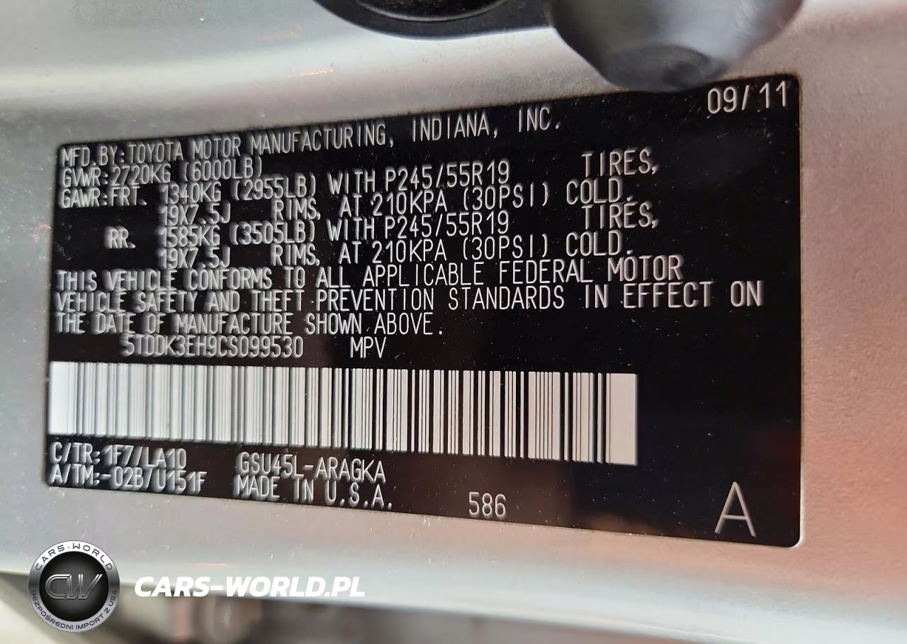 2012 Toyota Highlander Limited VIN:5TDDK3EH9CS099530 - 14