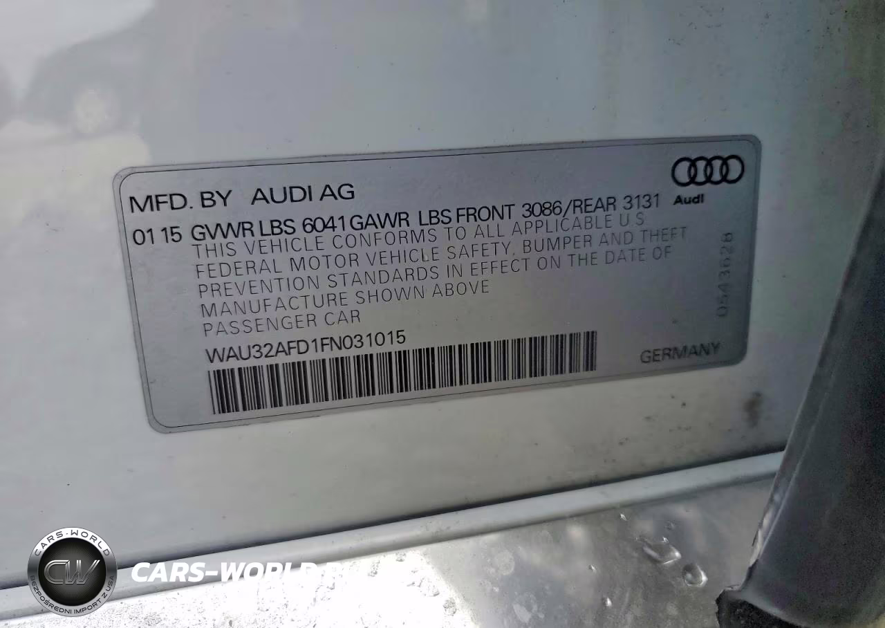 2015 Audi A8 L Quattro VIN:WAU32AFD1FN031015 - 13