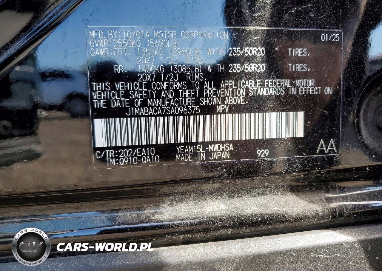 2025 Toyota Bz4X Limited VIN:JTMABACA7SA096375 - 13