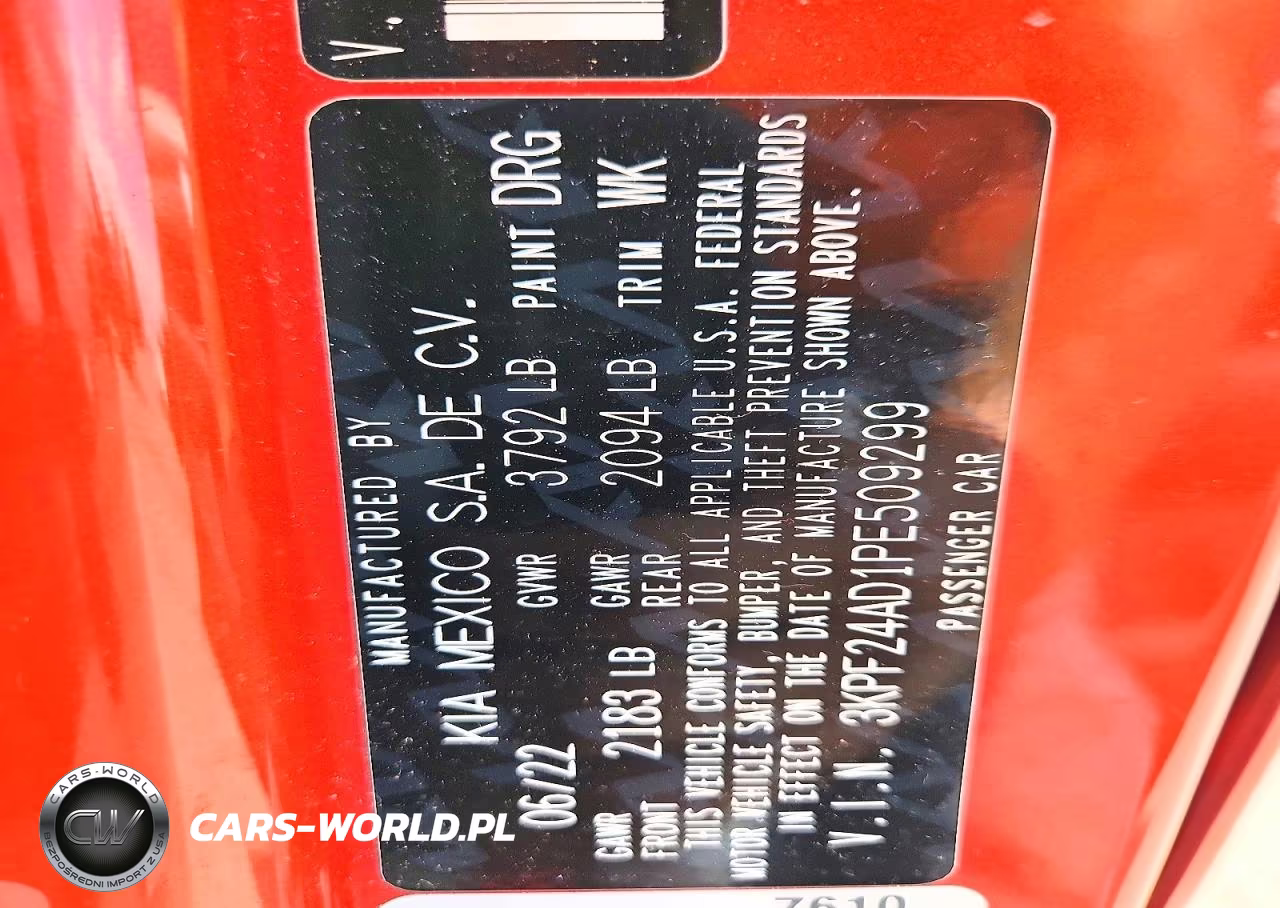 2023 Kia Forte Lxs VIN:3KPF24AD1PE509299 - 12