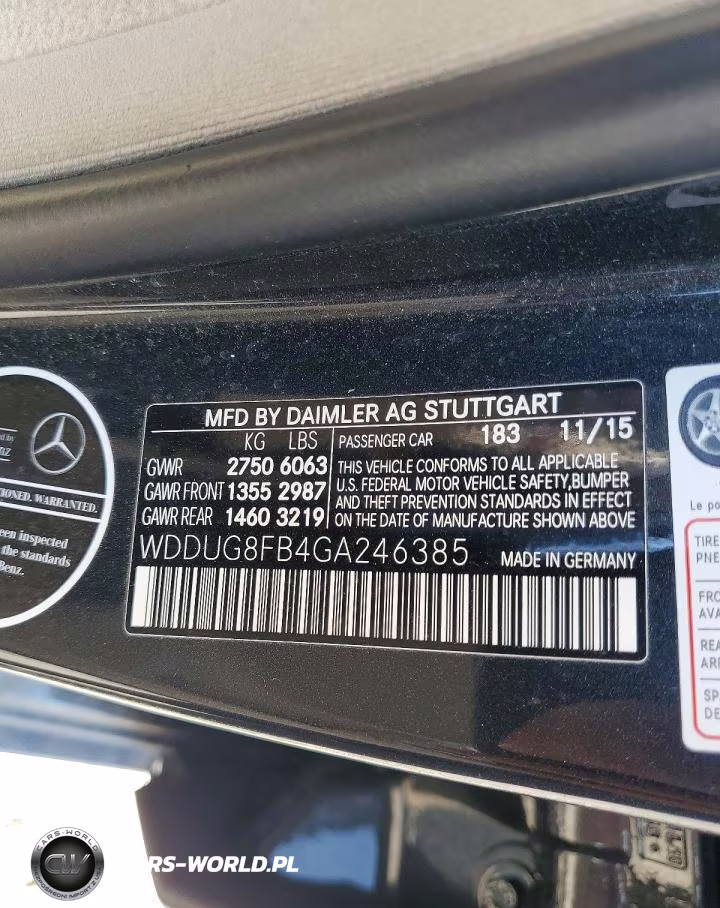 2016 Mercedes-Benz S 550 4Matic VIN:WDDUG8FB4GA246385 - 12