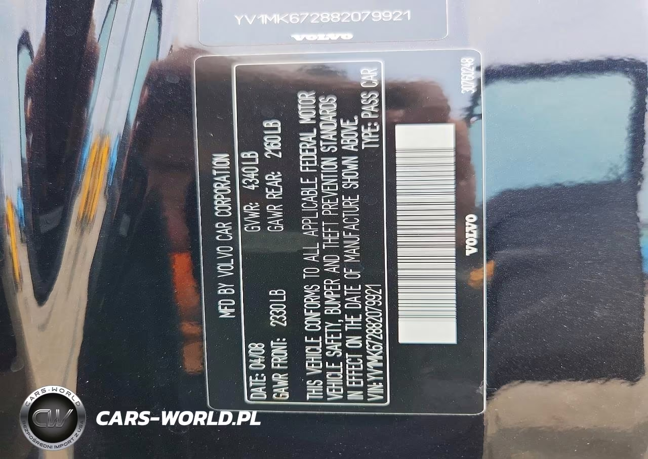 2008 Volvo C30 T5 VIN:YV1MK672882079921 - 12