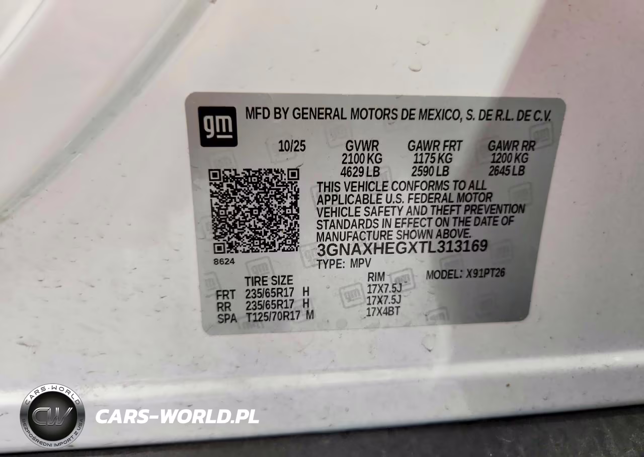 2026 Chevrolet Equinox Lt VIN:3GNAXHEGXTL313169 - 14