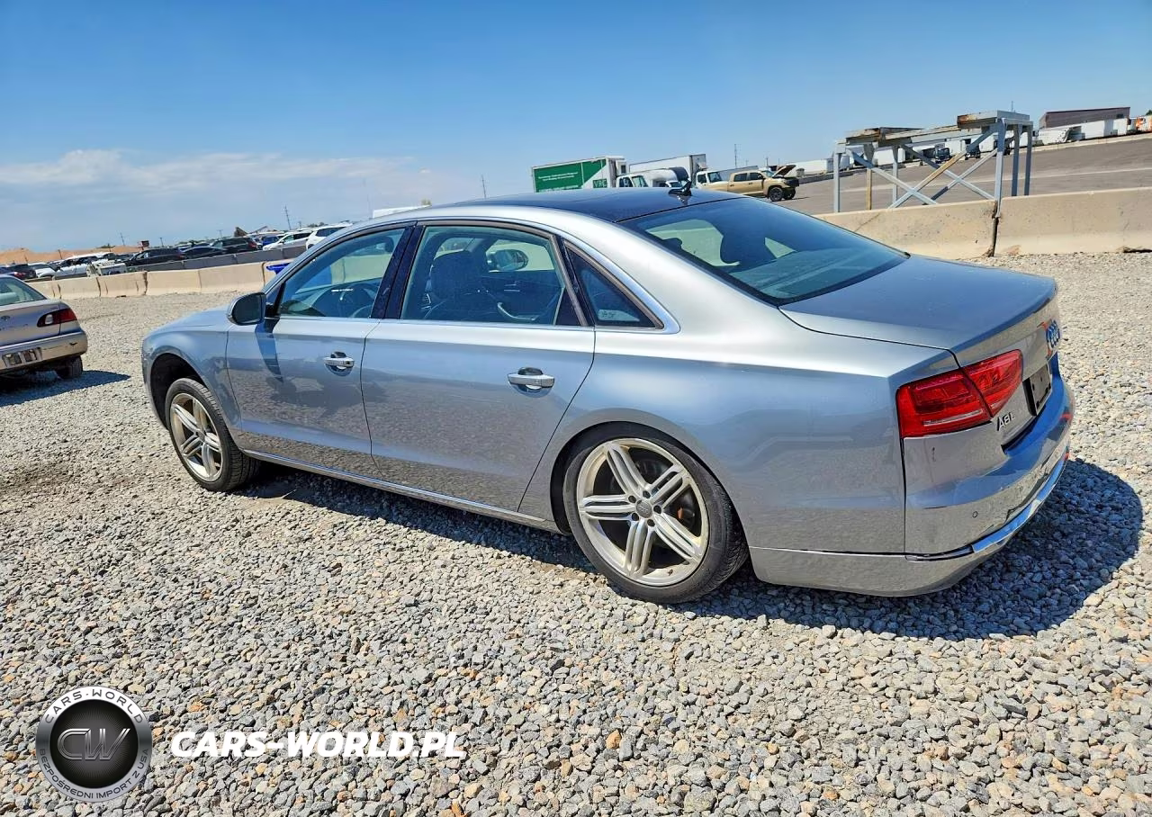 2013 Audi A8 L Quattro VIN:WAURGAFD0DN019947 - 2