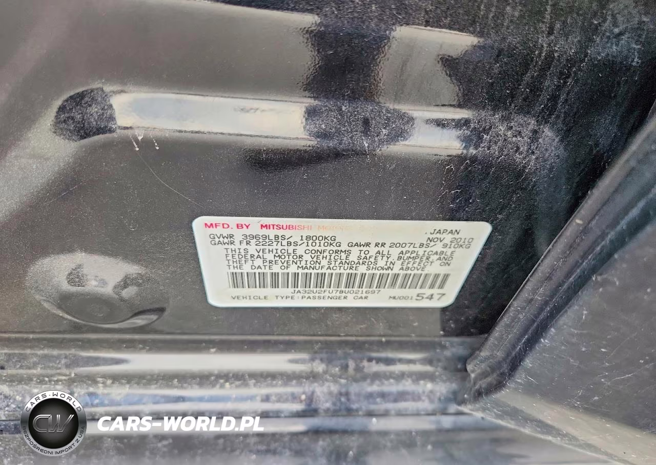 2011 Mitsubishi Lancer Es-Es Sport VIN:JA32U2FU7BU021697 - 12