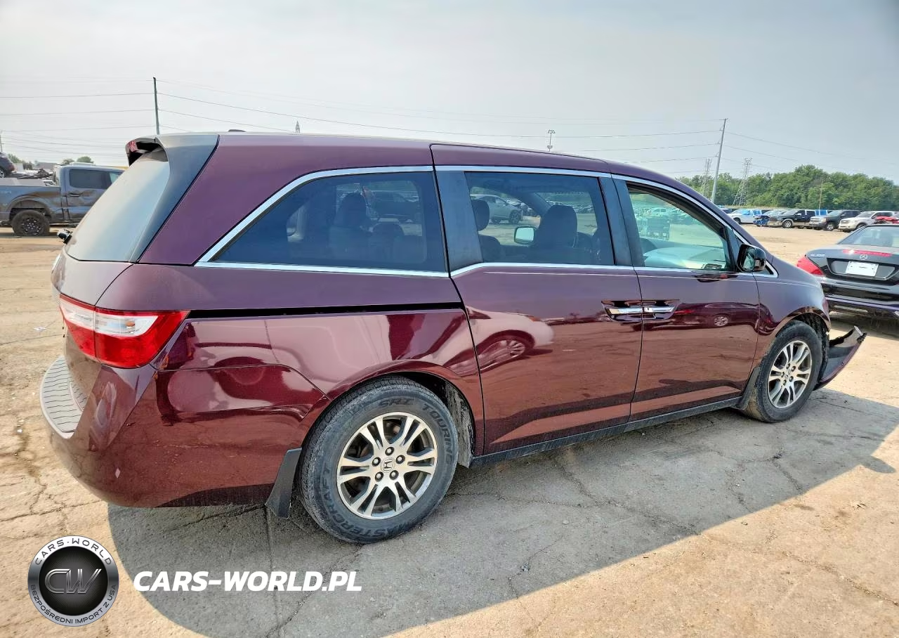 2013 Honda Odyssey Exl VIN:5FNRL5H69DB054070 - 3