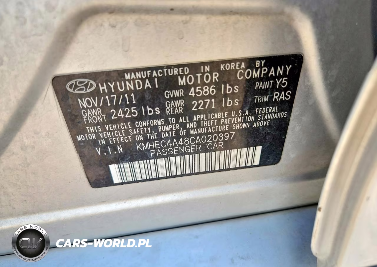 2012 Hyundai Sonata Hybrid VIN:KMHEC4A48CA020397 - 12