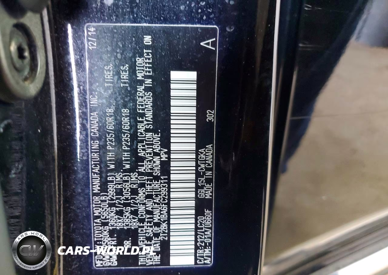 2015 Lexus Rx 350 Base VIN:2T2BK1BA6FC299311 - 13